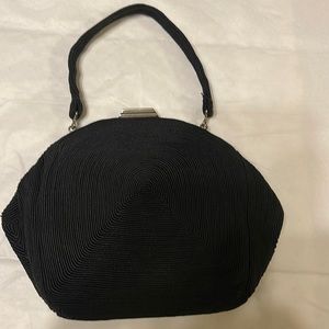 Vintage Jemco black evening bag